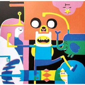 2014 Adventure Time Poster Finn The Human Jake The Dog E. Davis 16 x 11" DWJJ8